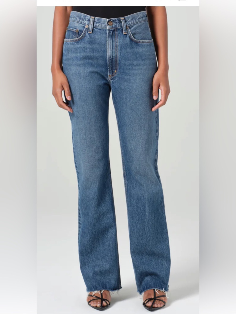 Agolde Medium Blue straight leg Jeans